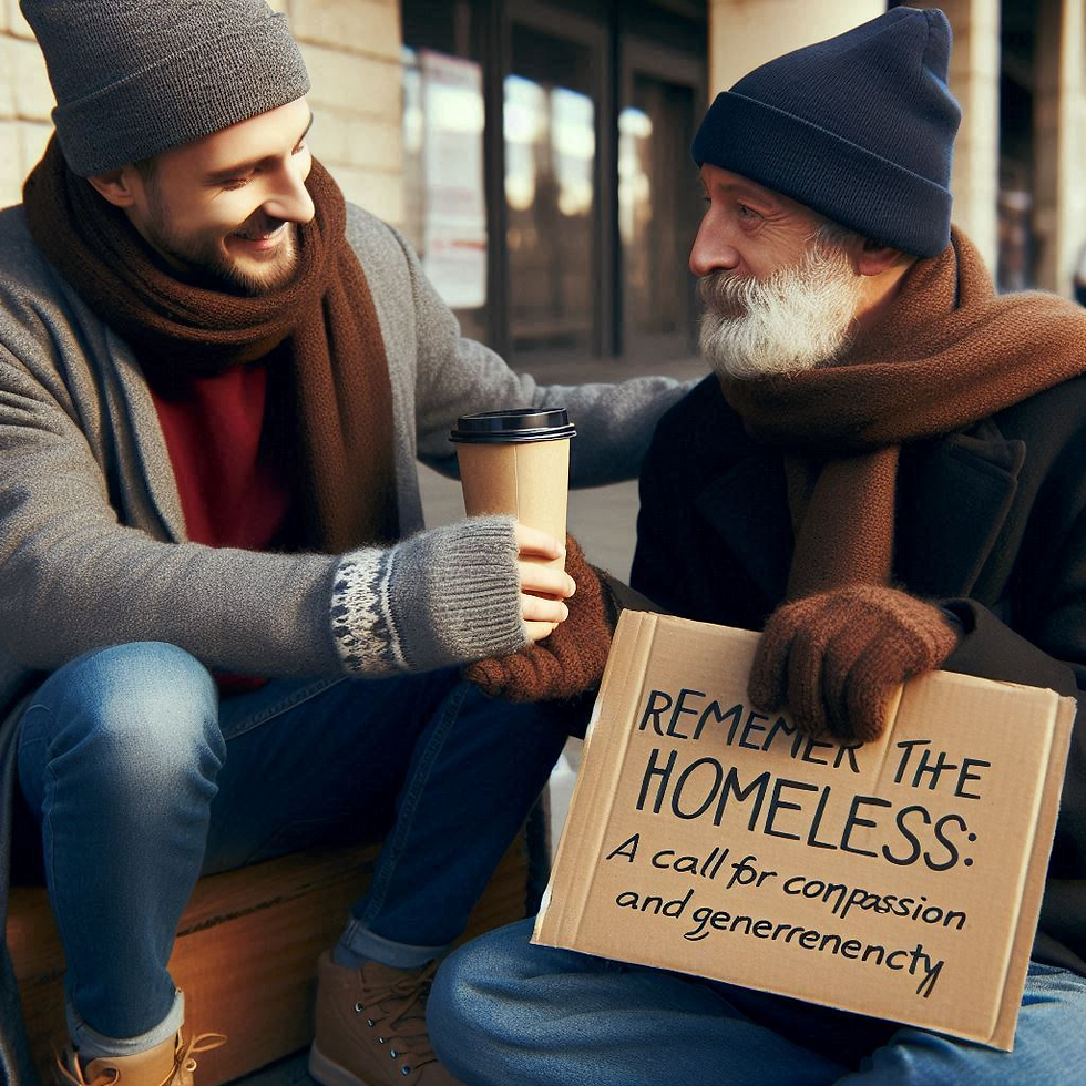 Remember the Homeless: A Call to Compassion and Generosity