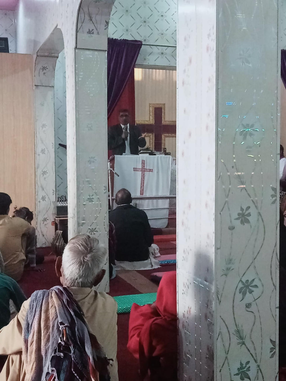 Archbishop Amin Gill of the Jehovah Saints Church in Pakistan