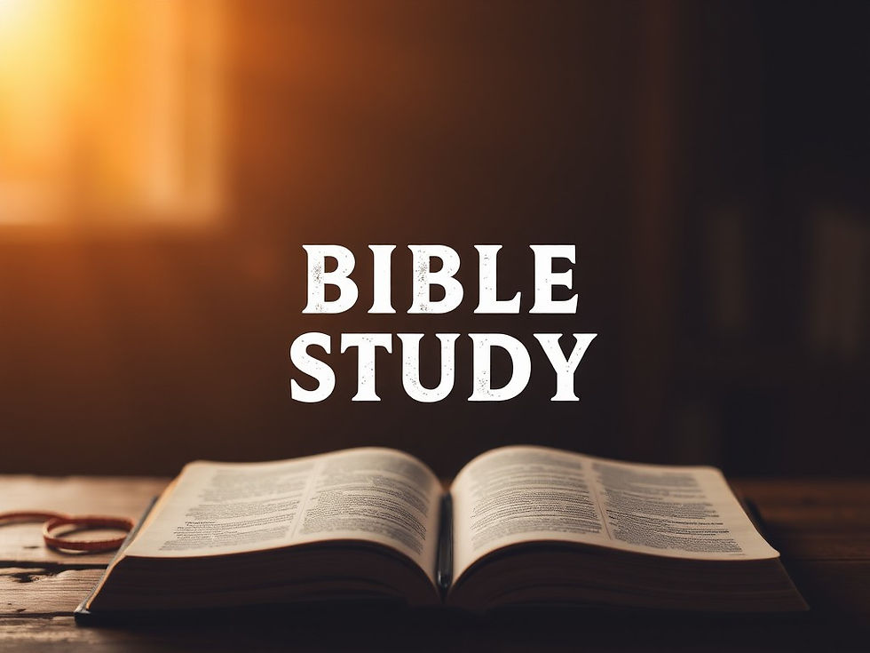Author's of the Bible: Bible Study Time