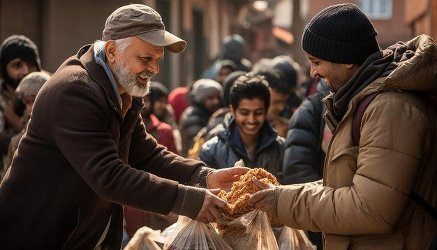 Helping poor