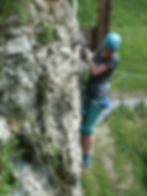 Wspinaczka ferrata nr 16 Parco delle Fucine trudność łatwa