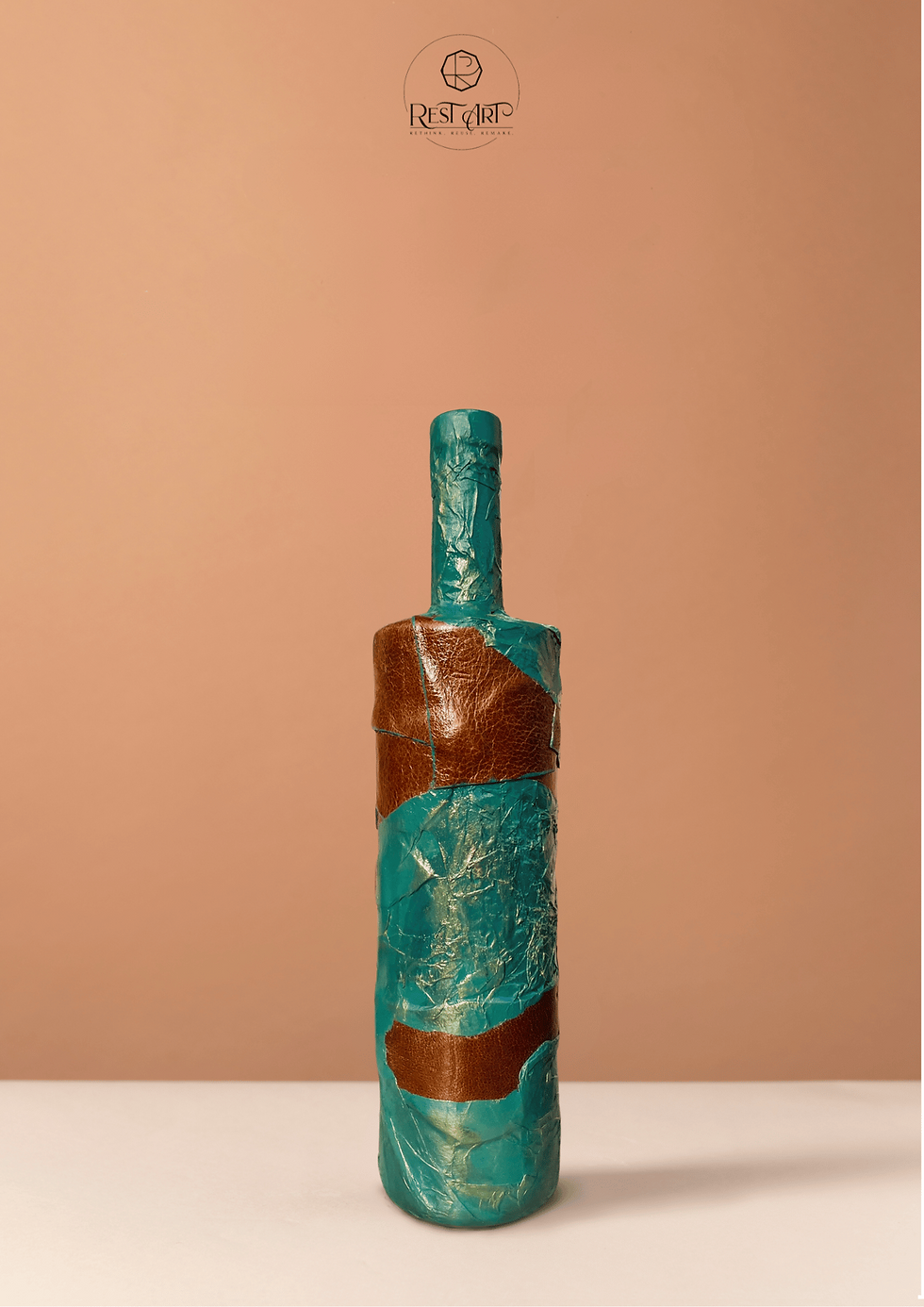 Miniatură: Sticlă decorativă verde