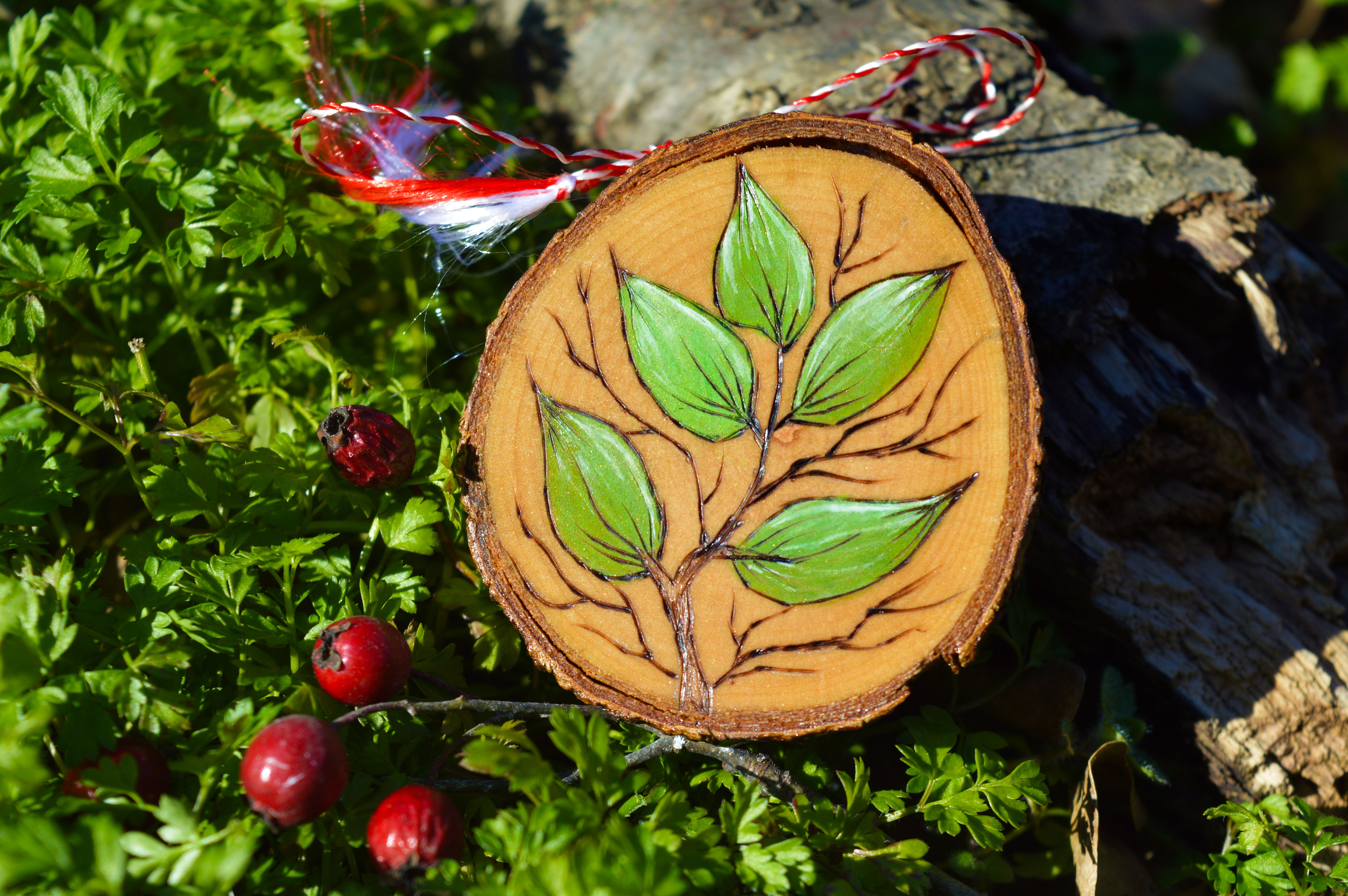 Mărțișor frunze #54