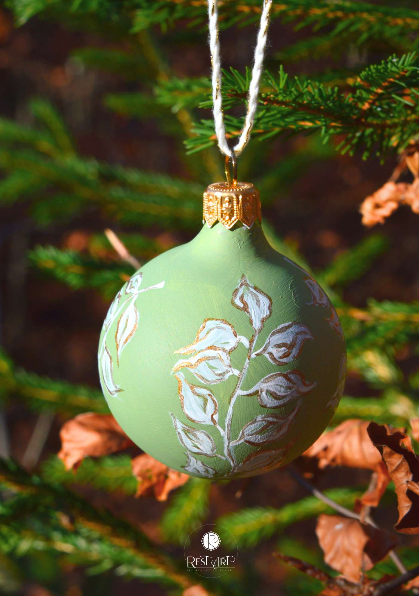 Glob pentru brad cu frunze #3