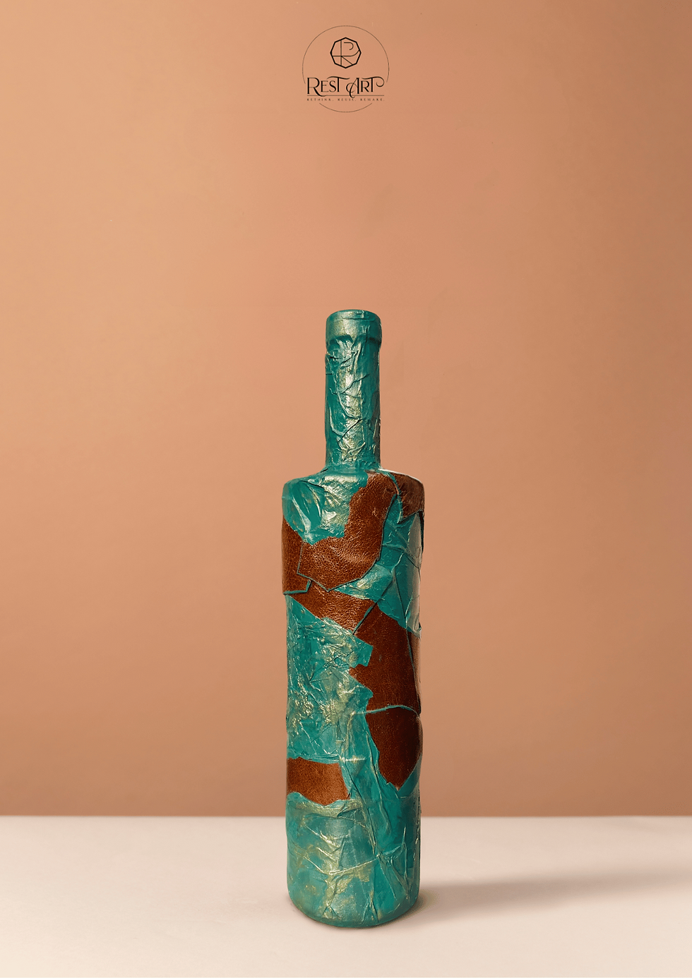 Miniatură: Sticlă decorativă verde