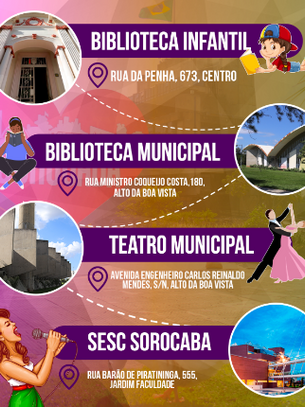 Conheça os espaços culturais de Sorocaba que oferecem atrações gratuitas