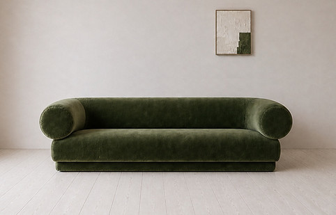 Rowan Sofa Green Velvet
