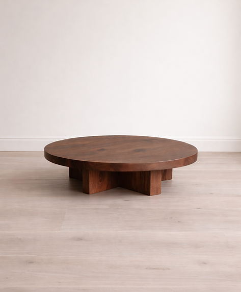 Knox coffee table in walnut by DARE