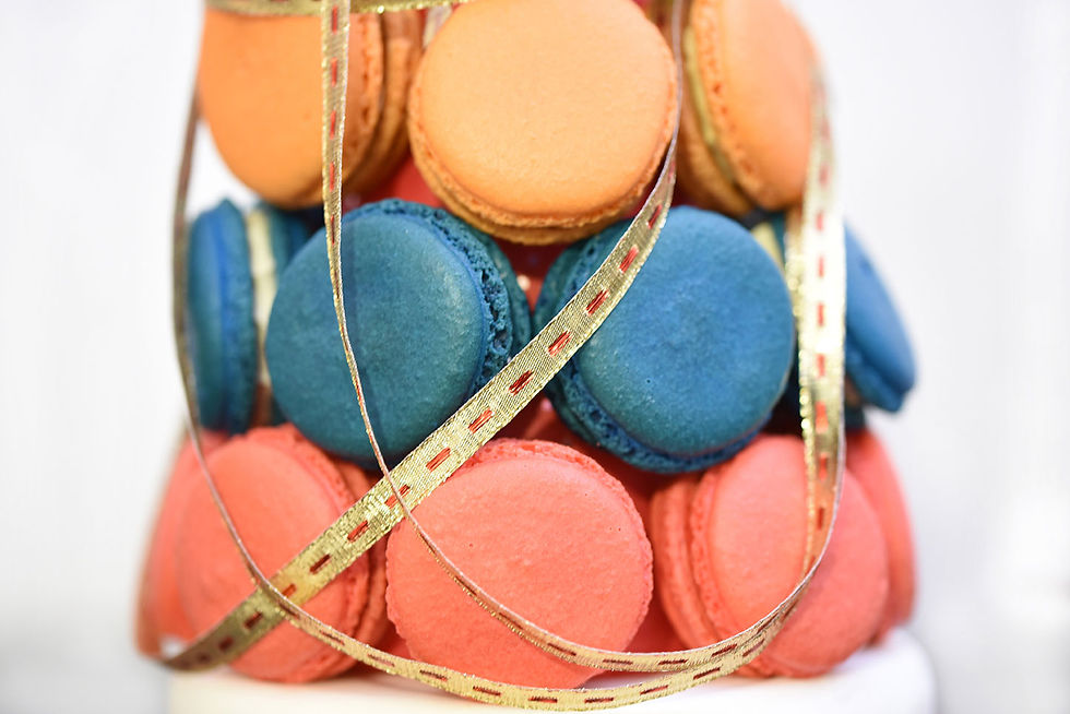 Tri-Color Macarons
