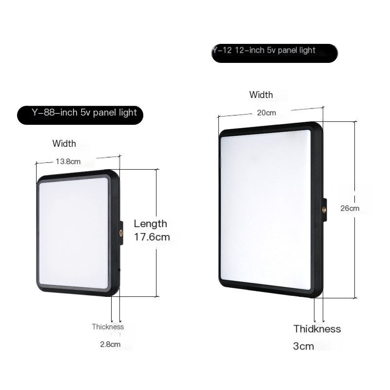 Thumbnail: 8-Inch LED Live Streaming Light and Photography Panel