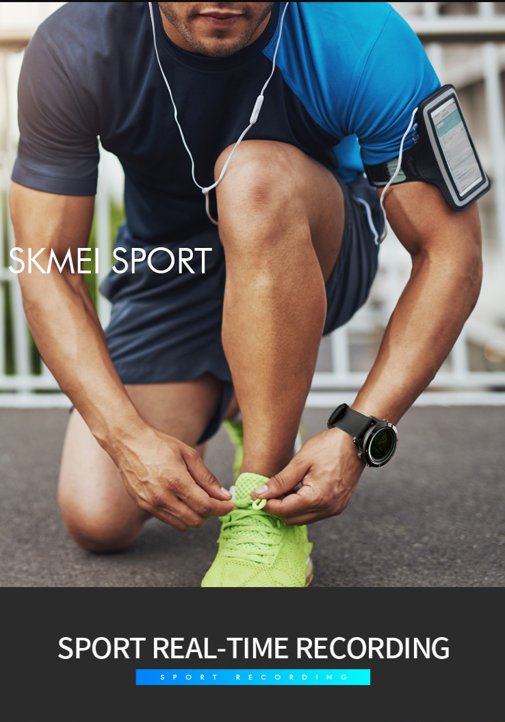 Thumbnail: Military Waterproof Bluetooth Digital Smart Sports Watch SKMEI 1250