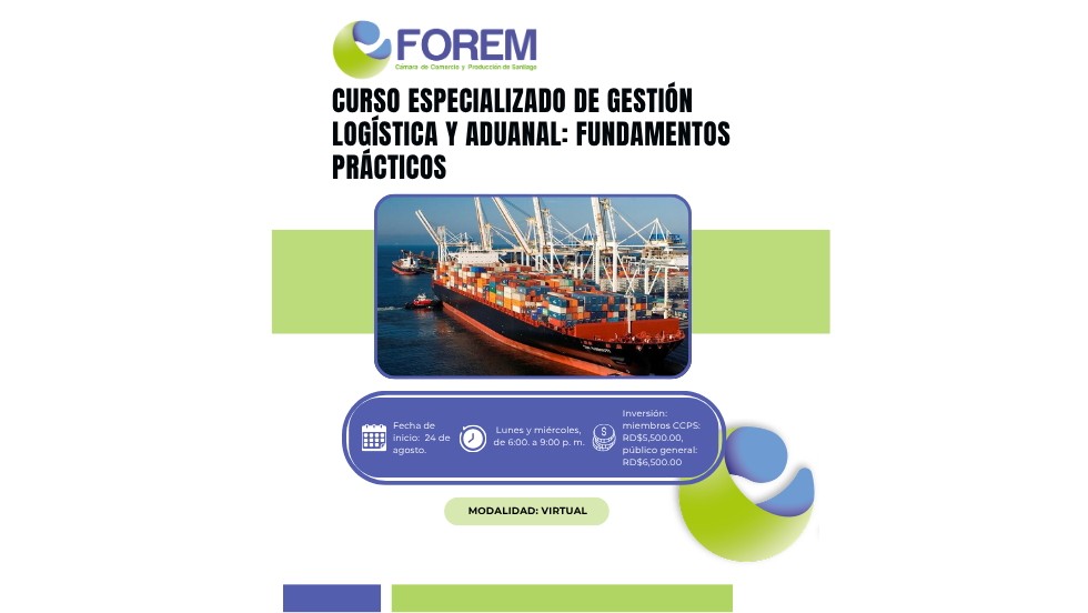 Curso especializado de Gestión Logística y Aduanal: Fundamentos Prácticos
