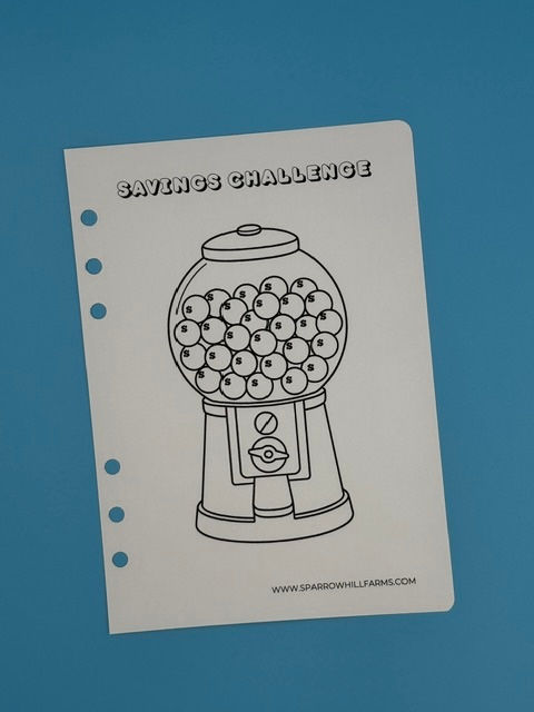 Thumbnail: Savings Challenge Page Insert