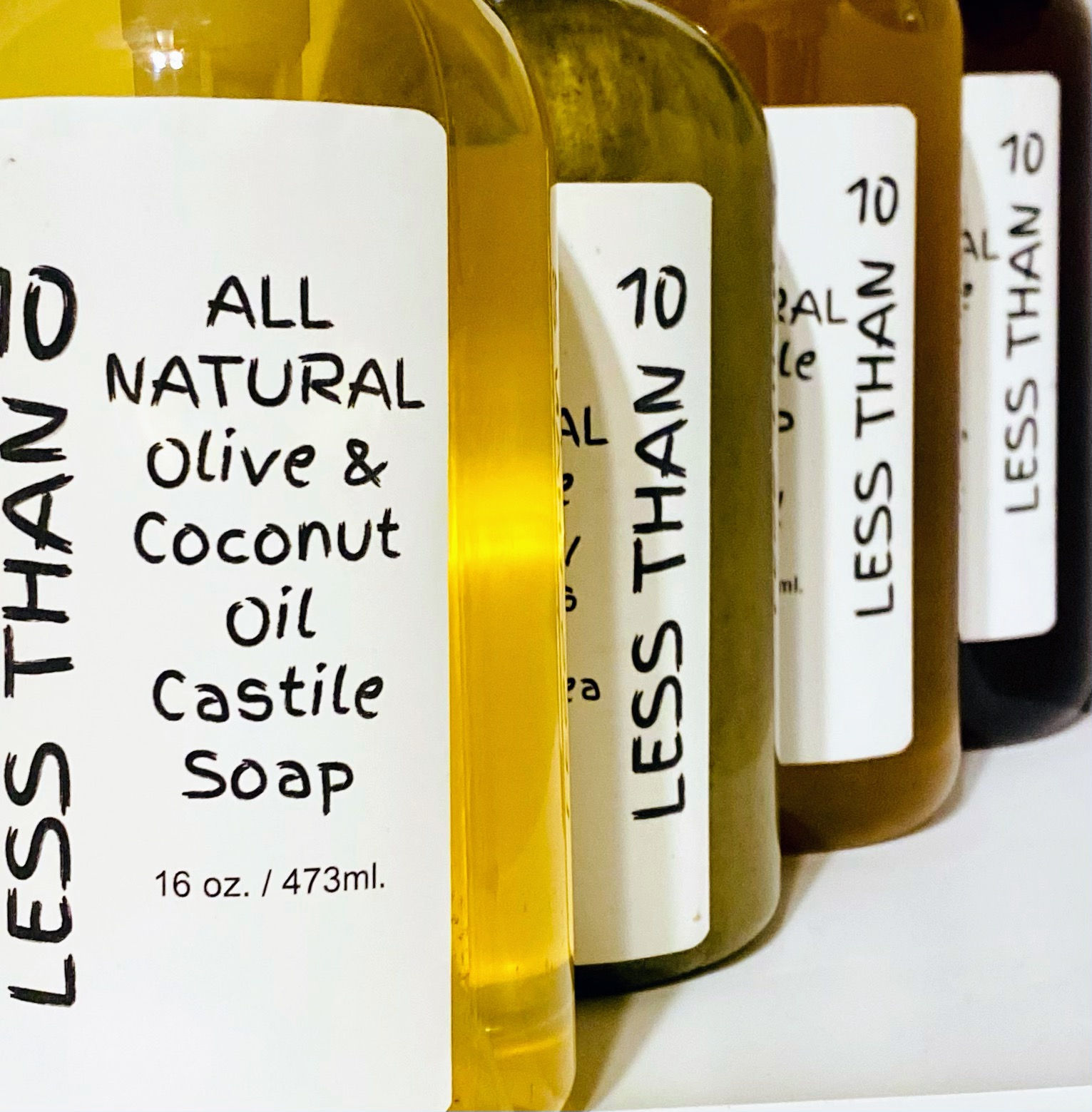 Less Than 10's Liquid Castile Soap