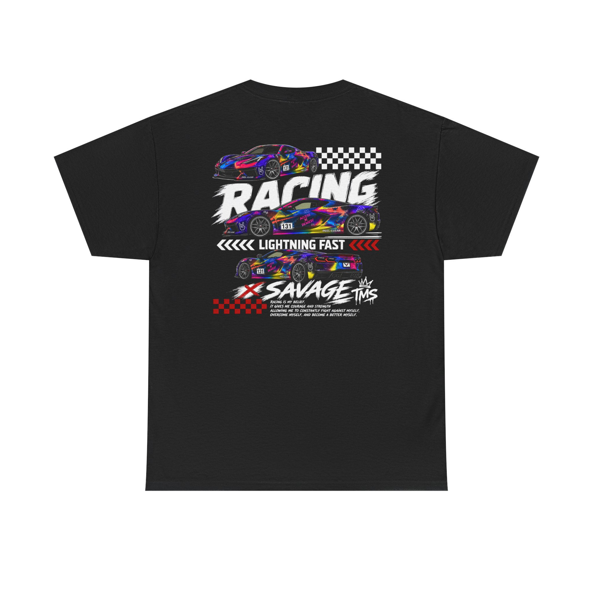 Racing Tee — "Lightning Fast" Savage Motors Car Crewneck - Osiris