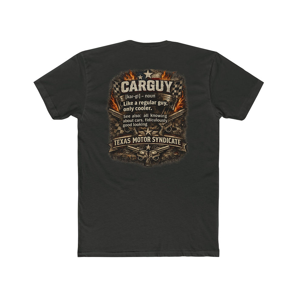 Thumbnail: Funny 'Car Guy: Regular Guy, Only Cooler' T-Shirt