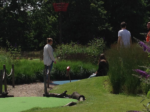 leuke midgetgolf baan