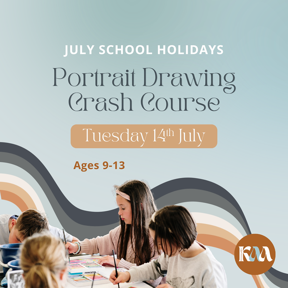 July Holiday Art Workshop - Portrait Drawing Crash Course
