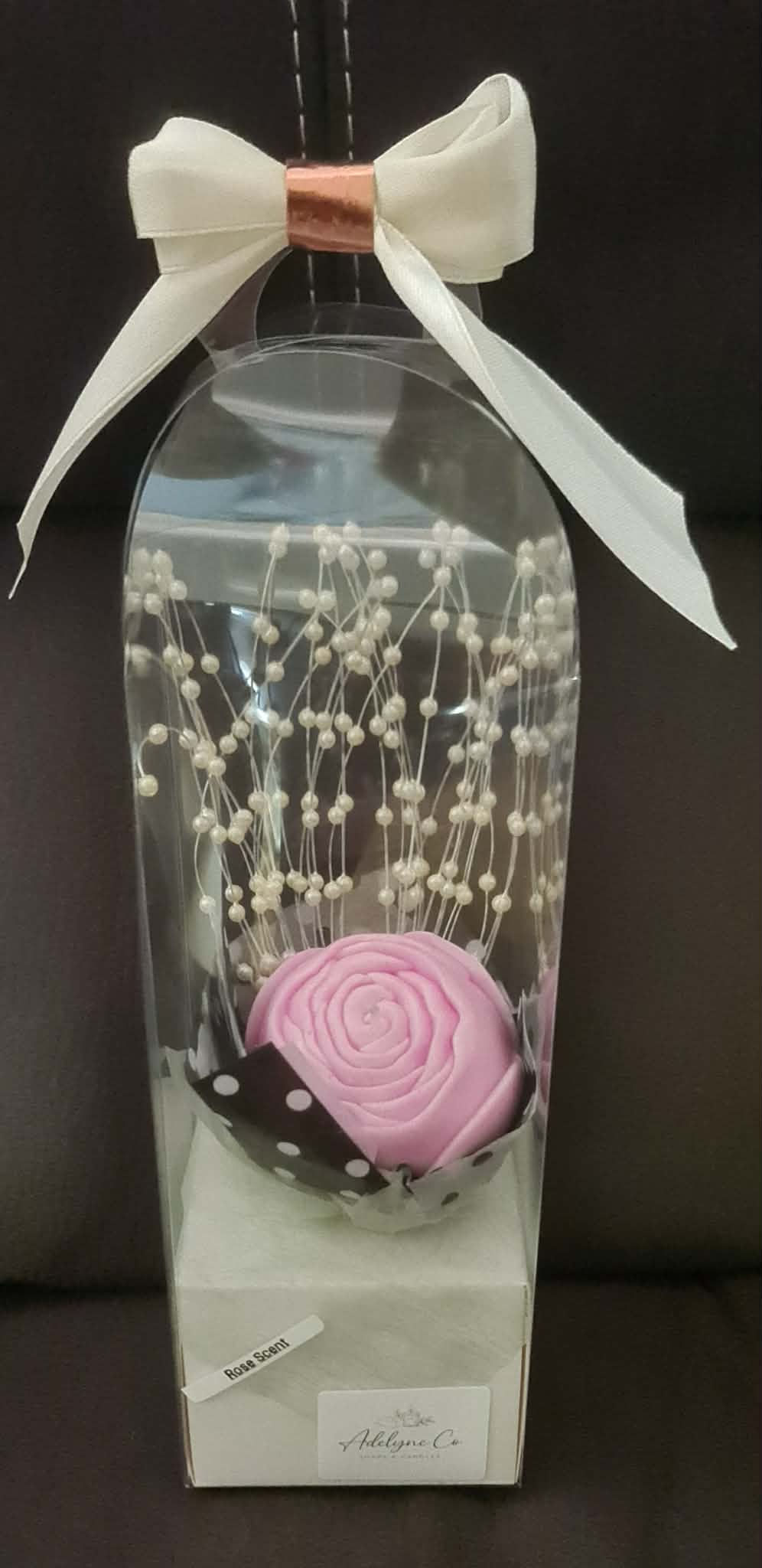 Single Rose - Bloom Flower range - Handmade Soap or Candle.