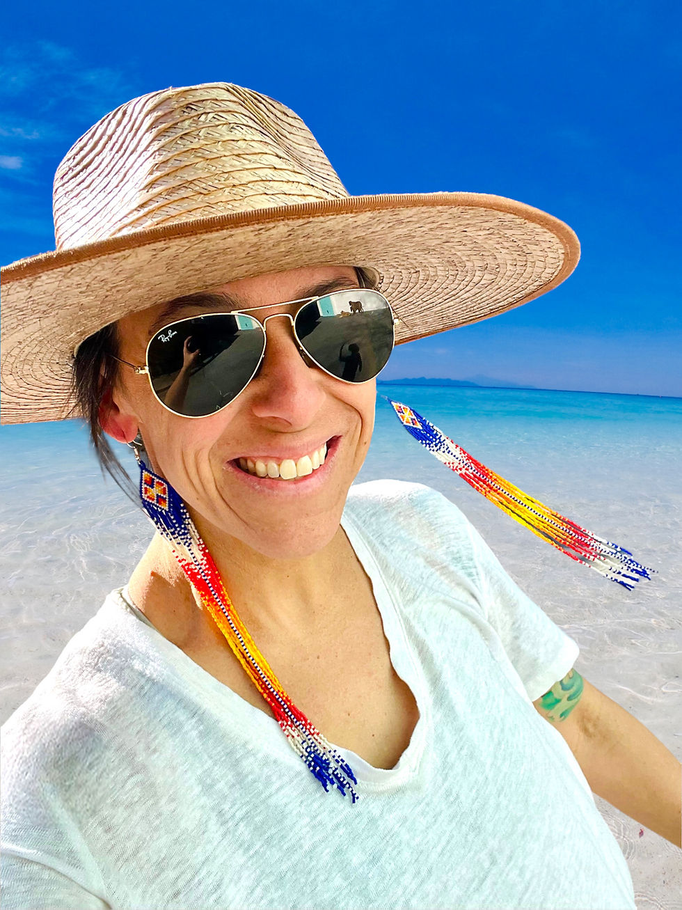 Thumbnail: Dusters that Dance - Beaded Fringe Earrings