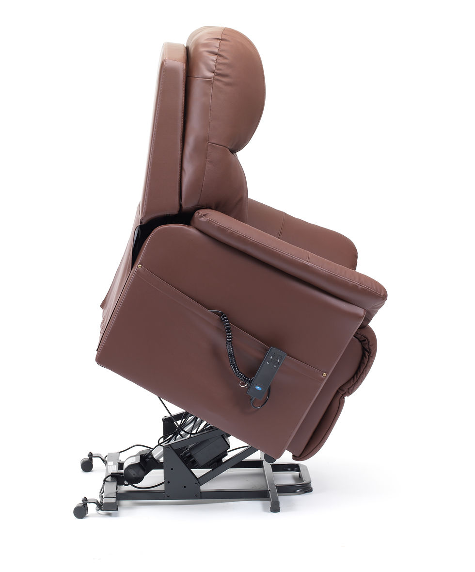 Thumbnail: Lars Dual Motor Riser Recliner - Leather