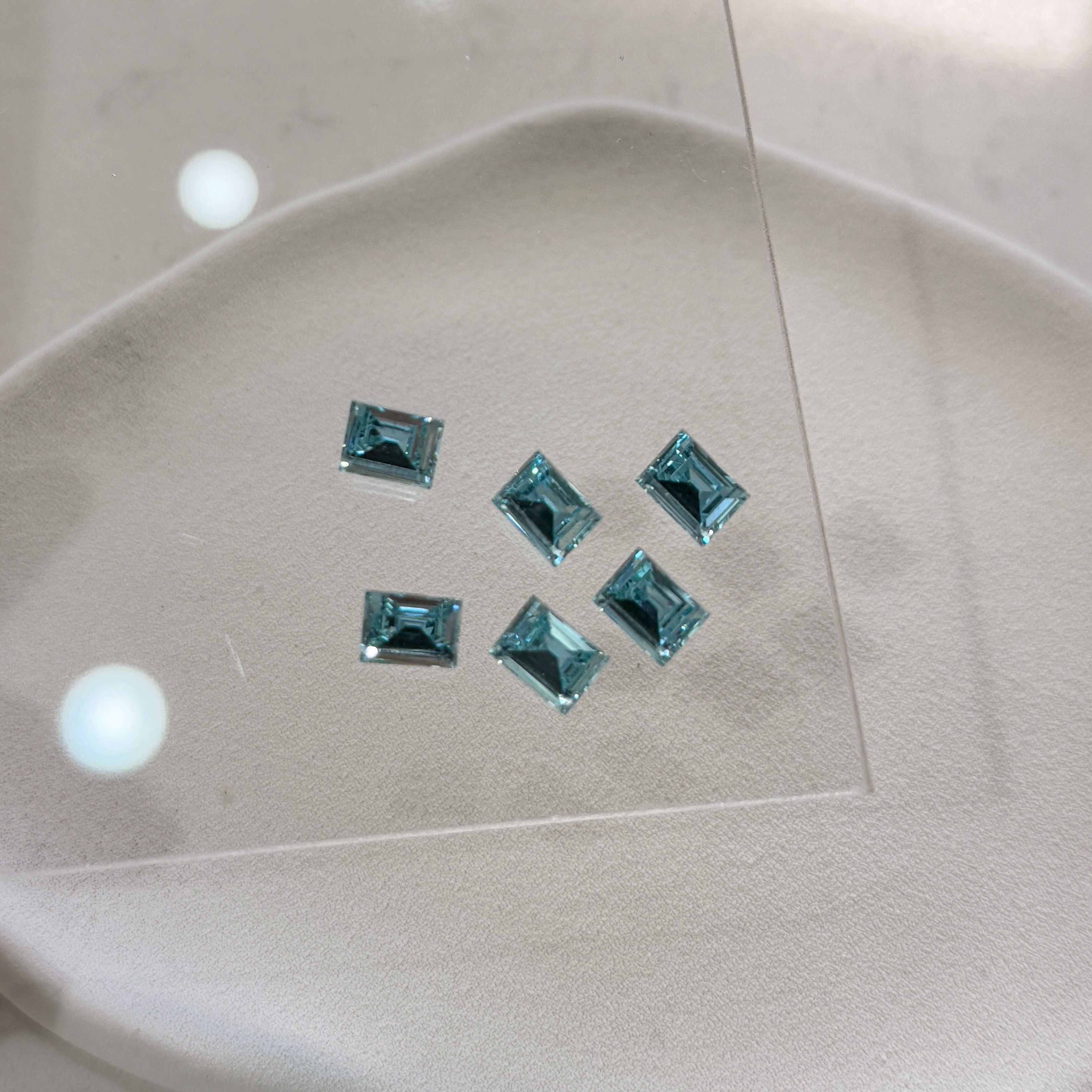 Rectangle stone crystal