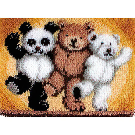        Dreamed Big Finished a Latch Hook Rug