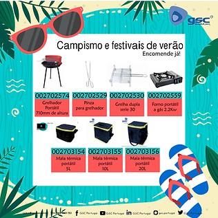 campismo e festivais de verão