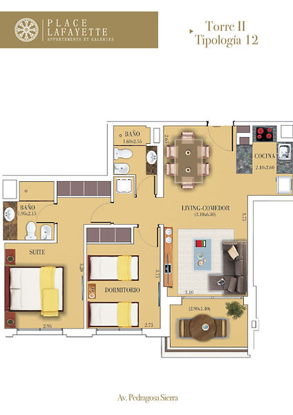 Place Lafayette Torre II Individuales-Ti