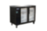 45-0167 IKON IBB49-2G-24 Self Contained Glass 2 Door Back Bar
