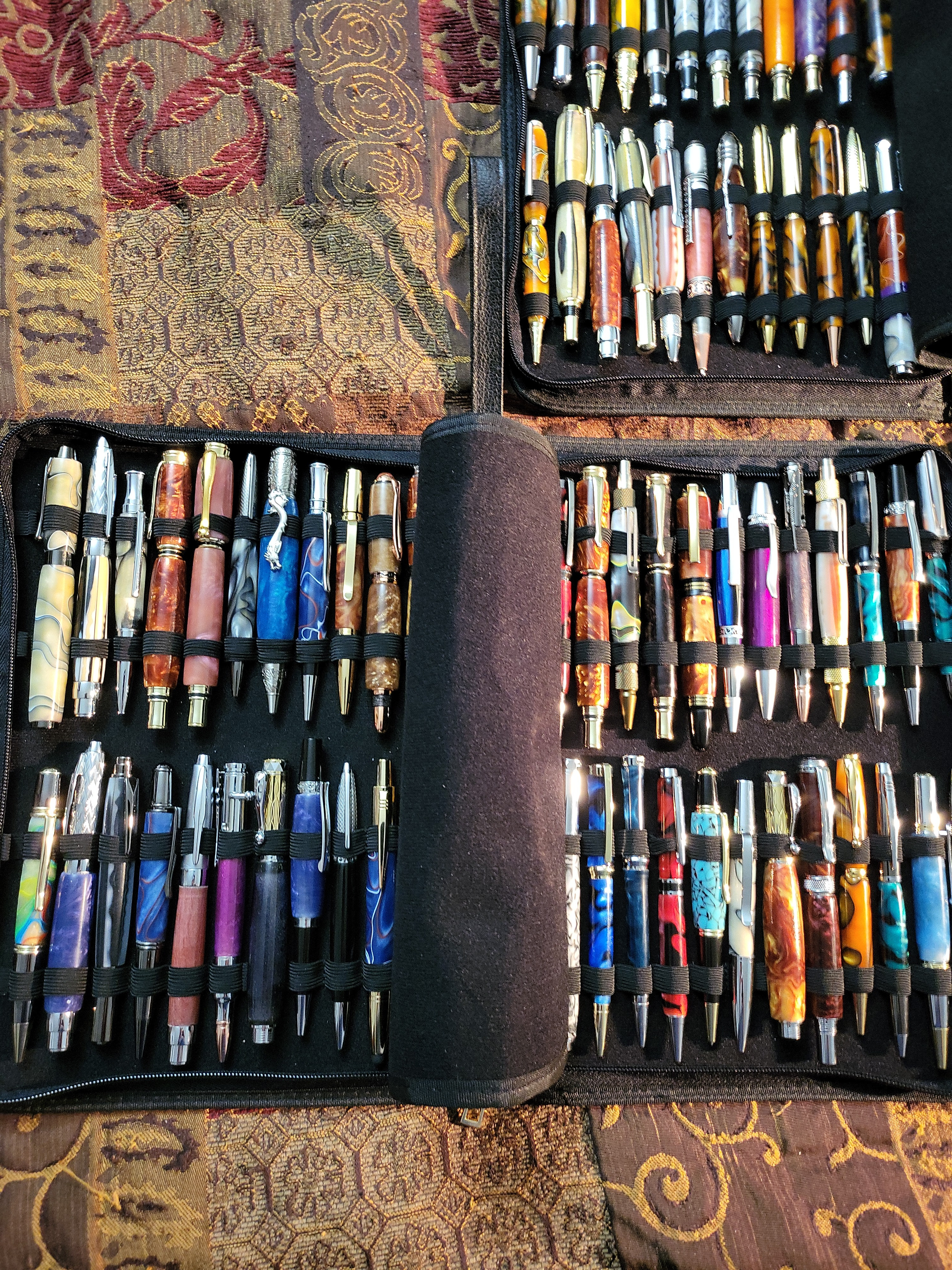 LARGE INVENTORY OF COMPLETED PENS OF ALL TYPES.
