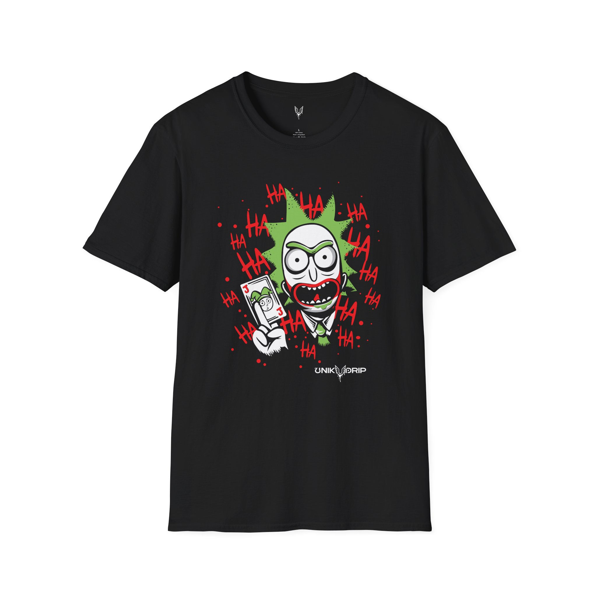 Joker Rick - Unisex T-Shirt - 'Hahaha' Design for Fans