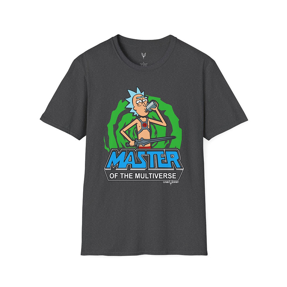 Thumbnail: Rick and Morty Unisex Softstyle T-Shirt | Master of the Multiverse Graphic Tee, 