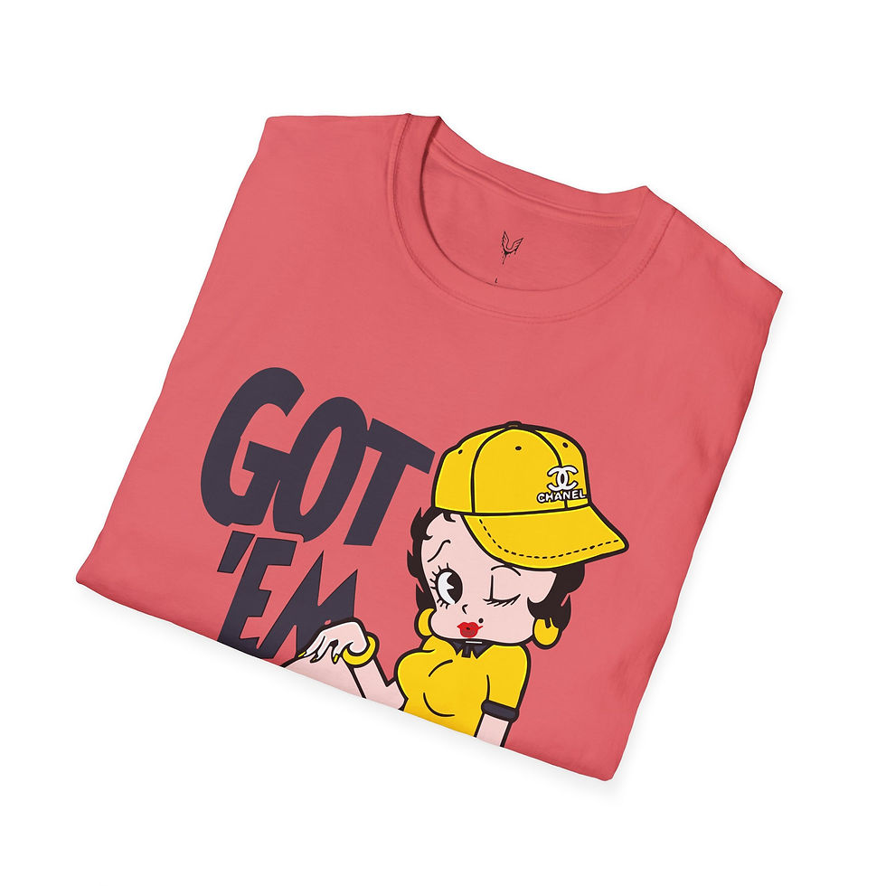 Thumbnail: Retro Betty Cartoon Tee - "Got 'Em" Graphic