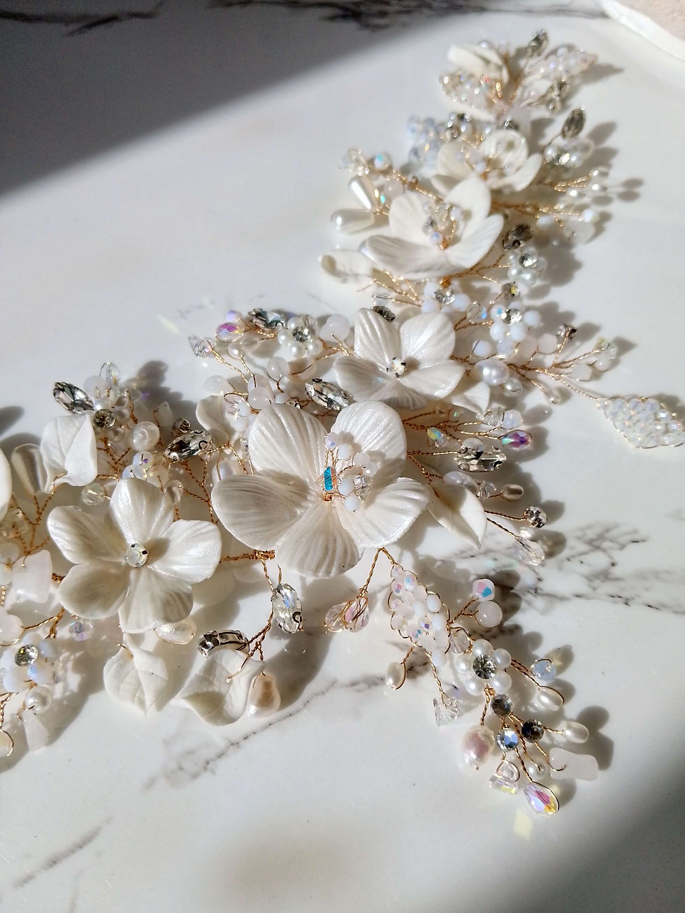 Miniatura: Tiara o tocado Jardín Eterno