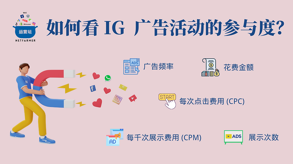 如何看instagram广告活动的参与度?