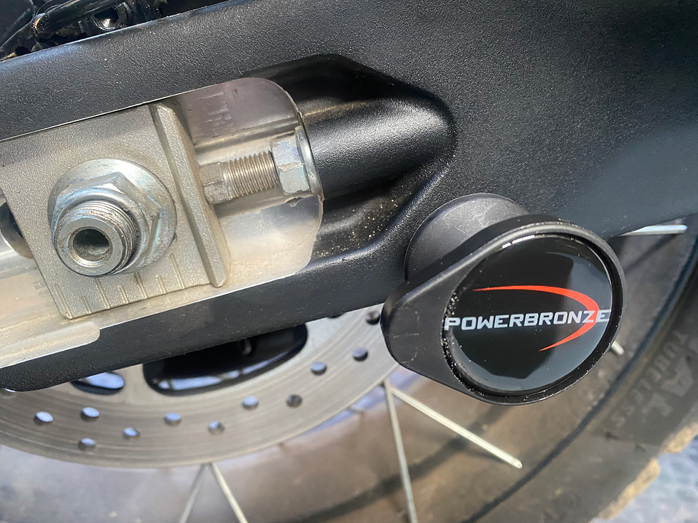 Thumbnail: CFmoto 450MT Powerbronze Swingarm ProtectorKits.