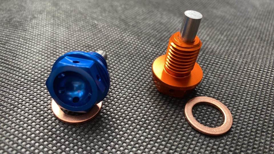 Thumbnail: CRT KTM690/Husqvarna 701/GasGas 700 Anodised Drilled Oil Drain Plug