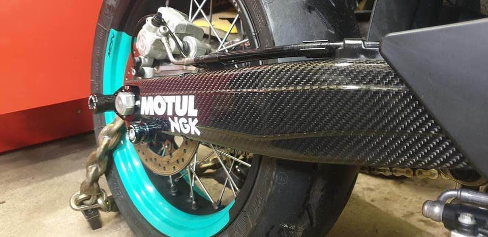 Thumbnail: Carbon Swingarm Covers KTM690/GasGas700/Husqvarna 701 by Tekmo Racing