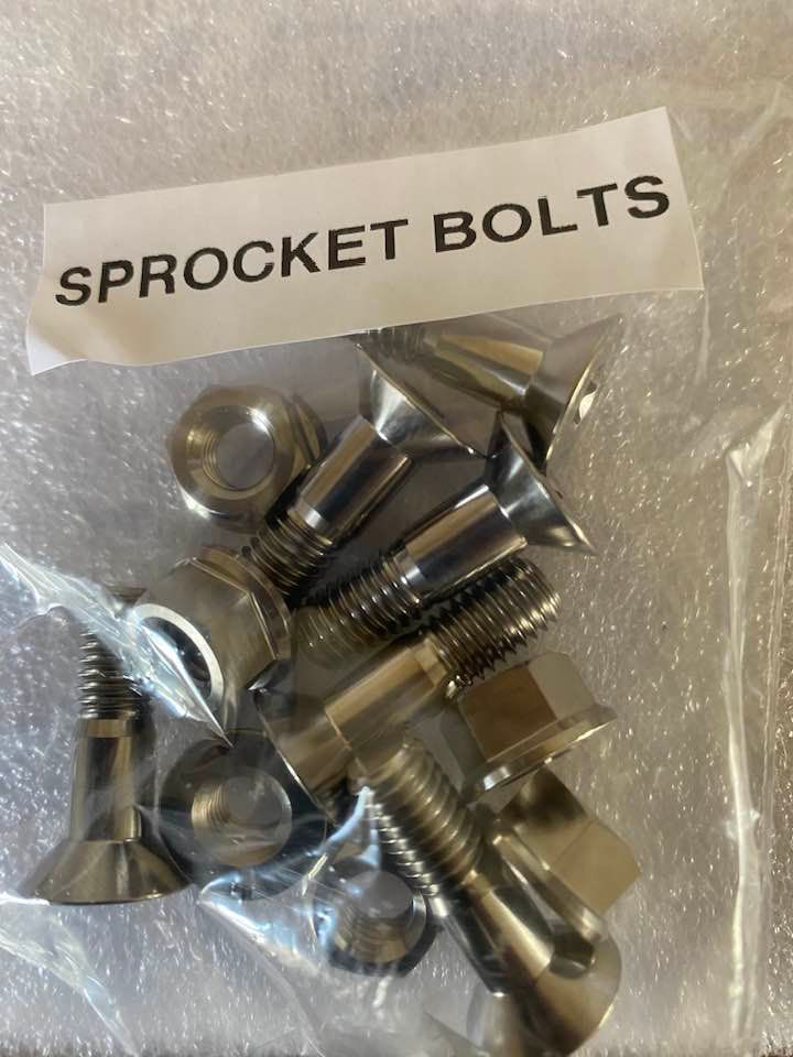 Titanium Rear Sprocket Bolt Kit KTM690/Husqvarna 701/GasGas700 by RaceSpec