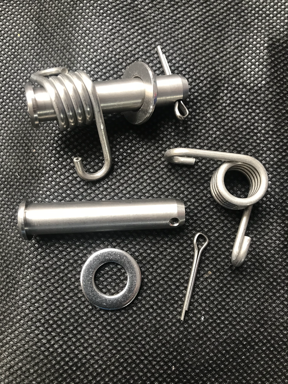 Thumbnail: AS3 KTM690/Husqvarna 701 Stainless Steel Footrest Pins/Springs