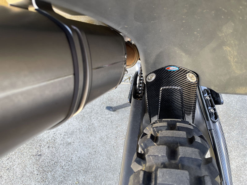 Thumbnail: Carbon Rear Shock Protector for KTM690/Husqvarna701/GasGas700 by Pro-Carbon