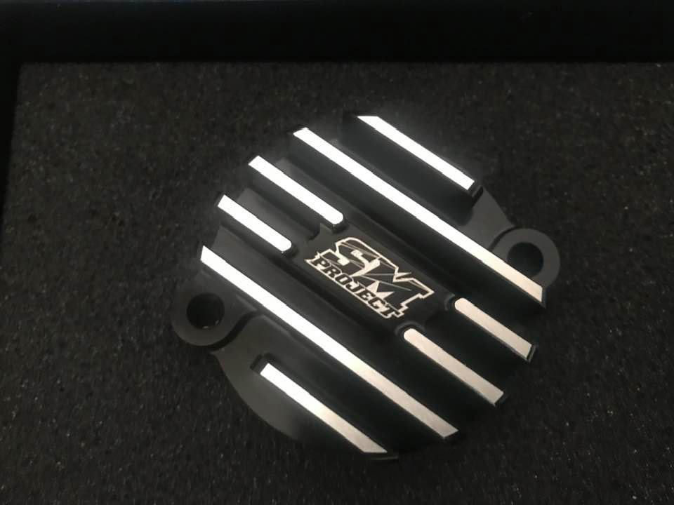 Thumbnail: 690/700/701 Finned Oil Filter Cover (left) SM Project CnC