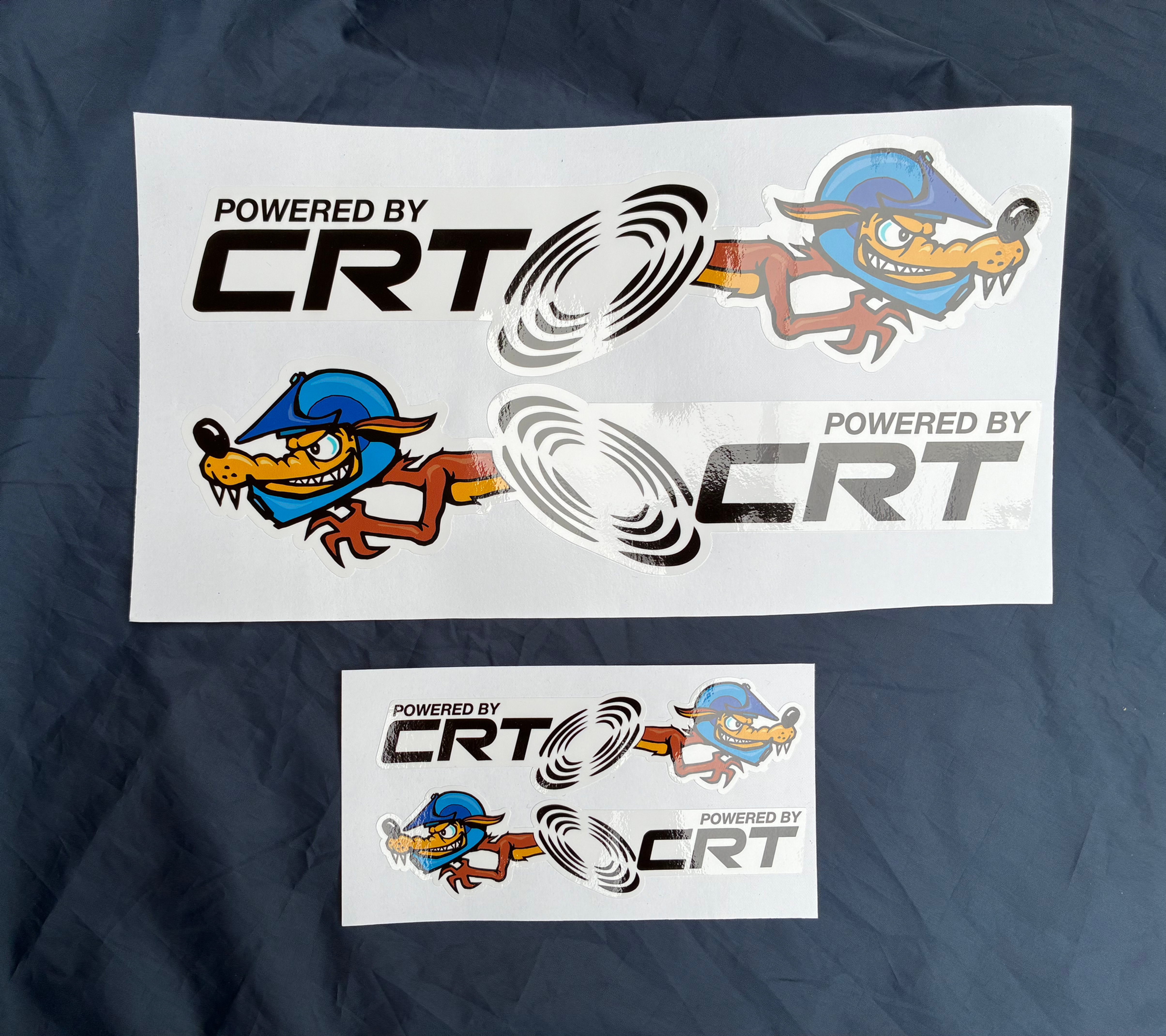 CRT 'Spinning Wolf' Stickers