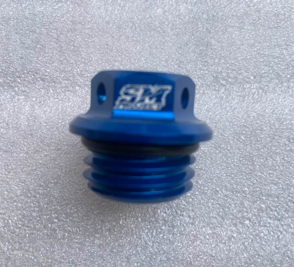 Thumbnail: KTM690/Husqvarna 701/GasGas 700 Anodised Drilled Oil Filler Cap (SM Project)