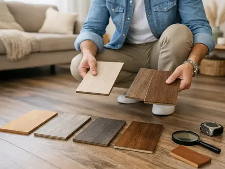 How to Compare Flooring Samples in Your Home