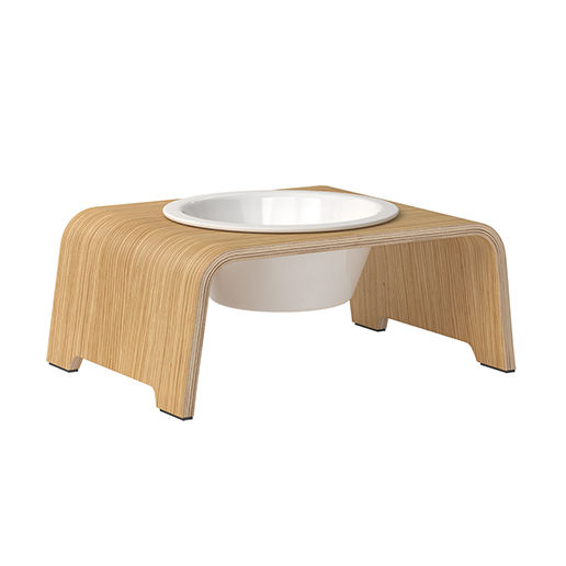 dogBar SINGLE EICHE HELL MIT PORZELLAN