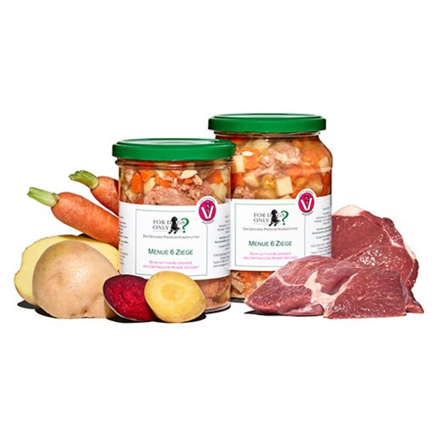 PREMIUM HUNDEFUTTER MENUE ZIEGE | POOCHY.de