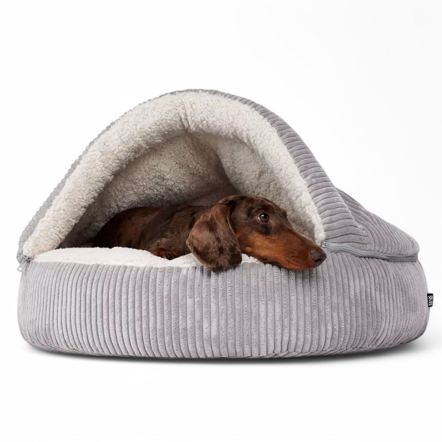 HUNDEHÖHLE CORD HELLGRAU