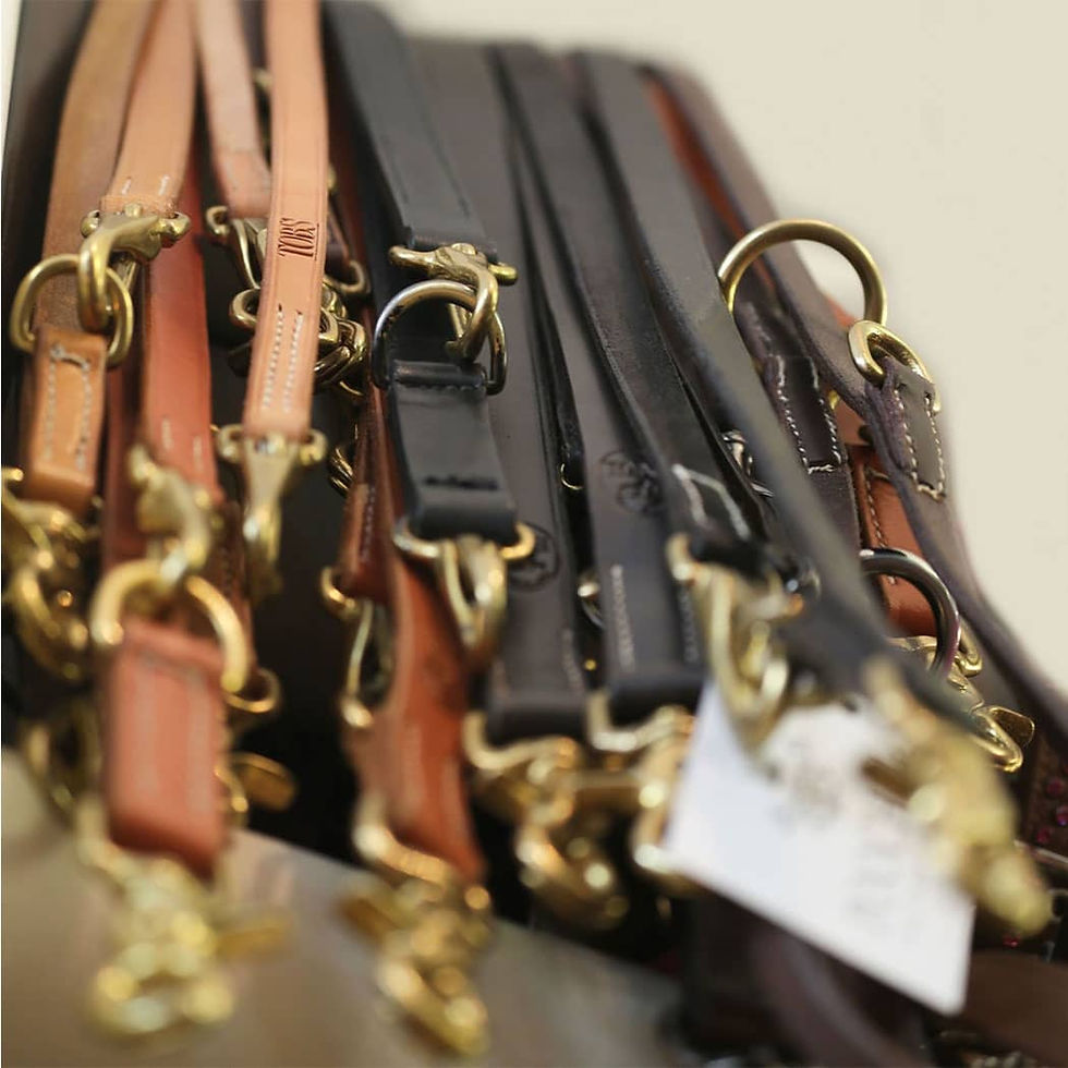 TOBS LEDERLEINE MIT MESSING